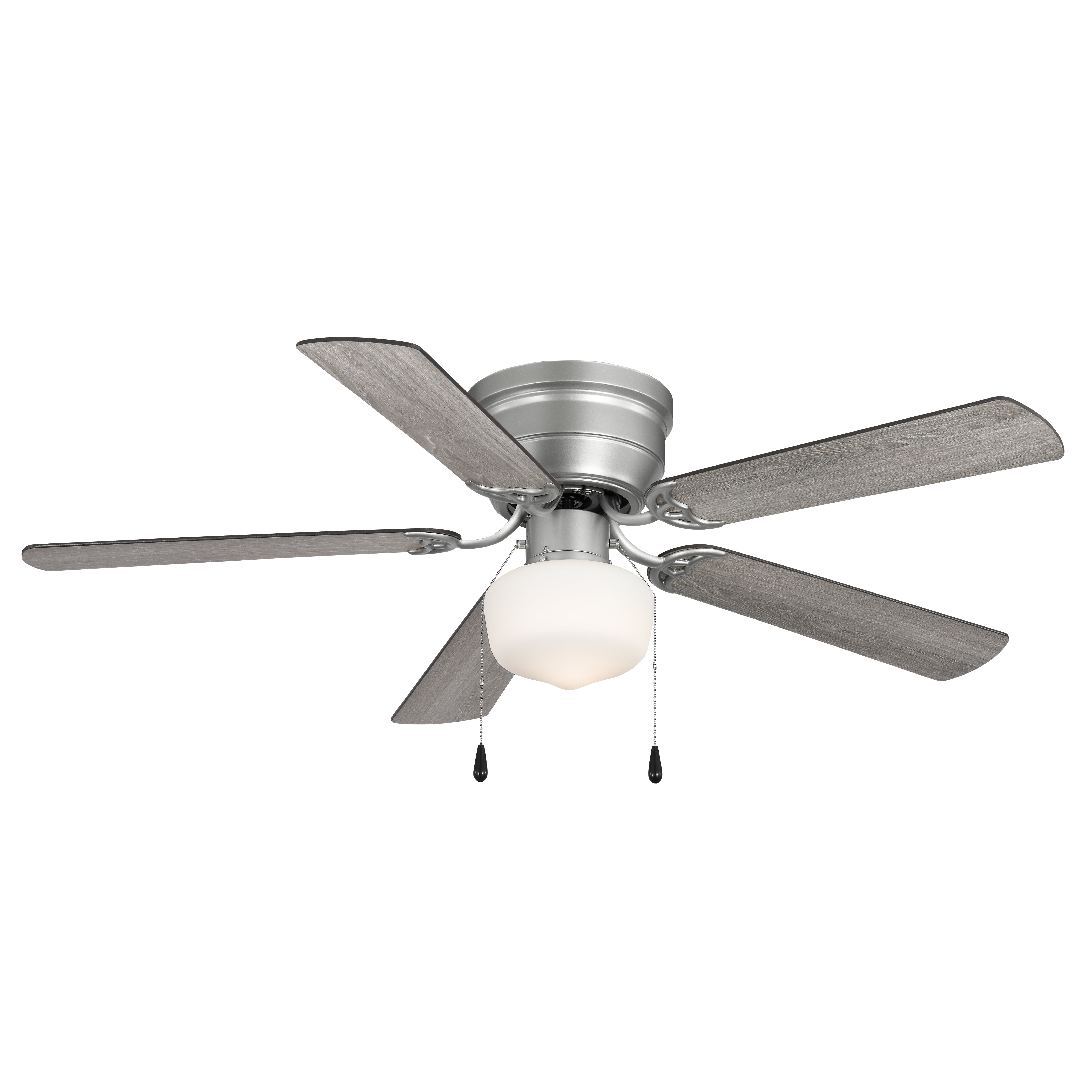 Mainstays 52 Inch Indoor Ceiling Fan Satin Nickel Finish