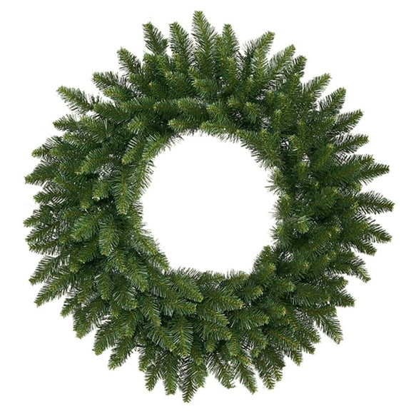 Vickerman 72" Camdon Fir Artificial Christmas Wreath, Unlit - Faux Holiday Wreath - Indoor Seasonal Home Decor