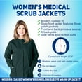 thumbnail image 3 of M&M SCRUBS - WOMEN SCRUB JACKET G102, 3 of 7