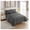 Gray, variant on KITYDALK 5 Piece Comforter Set Bag Solid Color All Season Soft Down Alternative Blanket & Luxurious Microfiber Bed Sheets, Gray,