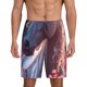 thumbnail image 1 of Fotbe Flower White Horse Pantalones Cortos de Pijama para Hombre, Ropa de Dormir, Pantalones de Pijama Cortos para Hombre-4X-Large, 1 of 6