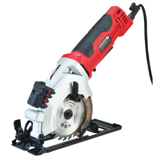 PowerSmart 41/2Inch 4Amp Electric Compact Circular Saw, Corded