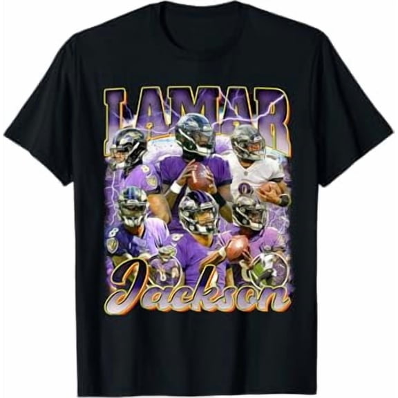 Retro Lamar Tee Jackson Vintage Lover Graphic 90s Design T-Shirt