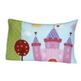 thumbnail image 6 of Everything Kids Fairytale Pink, Green and Teal 4 Piece Toddler Bed Set, 6 of 8