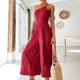 thumbnail image 1 of Mono de una pieza para mujer estilo bohemio pierna ancha sin mangas ajuste holgado traje de vacaciones FLhrweasw Nuevo, 1 of 7