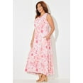 thumbnail image 4 of Catherines Women's Plus Size Morning To Midnight Maxi Dress (With Pockets), 4 of 4