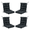 Black, variant on ZEOLABS Outdoor High Back Chair Cushions Set of 4,Waterproof All-Weather Tufted Seat Back Patio Furniture Cushions with Ties for Lawn Adirondack,Rocking Chair, 45x22 Inch, Navy Blue