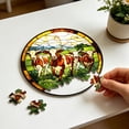 thumbnail image 5 of Acrylic Jigsaw Puzzle Suncatcher Window Hanging, 7.87 Inch Sun Catcher Puzzle Garden Decoration for Women Men Mom Birthday Gift Home Decor, 5 of 9