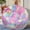 Rainbow, variant on Plush Faux Fur Bean Bag Chairs, Memory Foam Filled Sofa Chair Shape Bean Bag for Adults/Teens/Kids, Ultra-Soft Lazy Sofa for Living Room Bedroom College Dorm, Rainbow