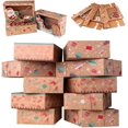 thumbnail image 2 of Cajas de Galletas Navideñas NQ con Ventana Transparente 12 Paquetes de Papel Kraft, 2 of 5