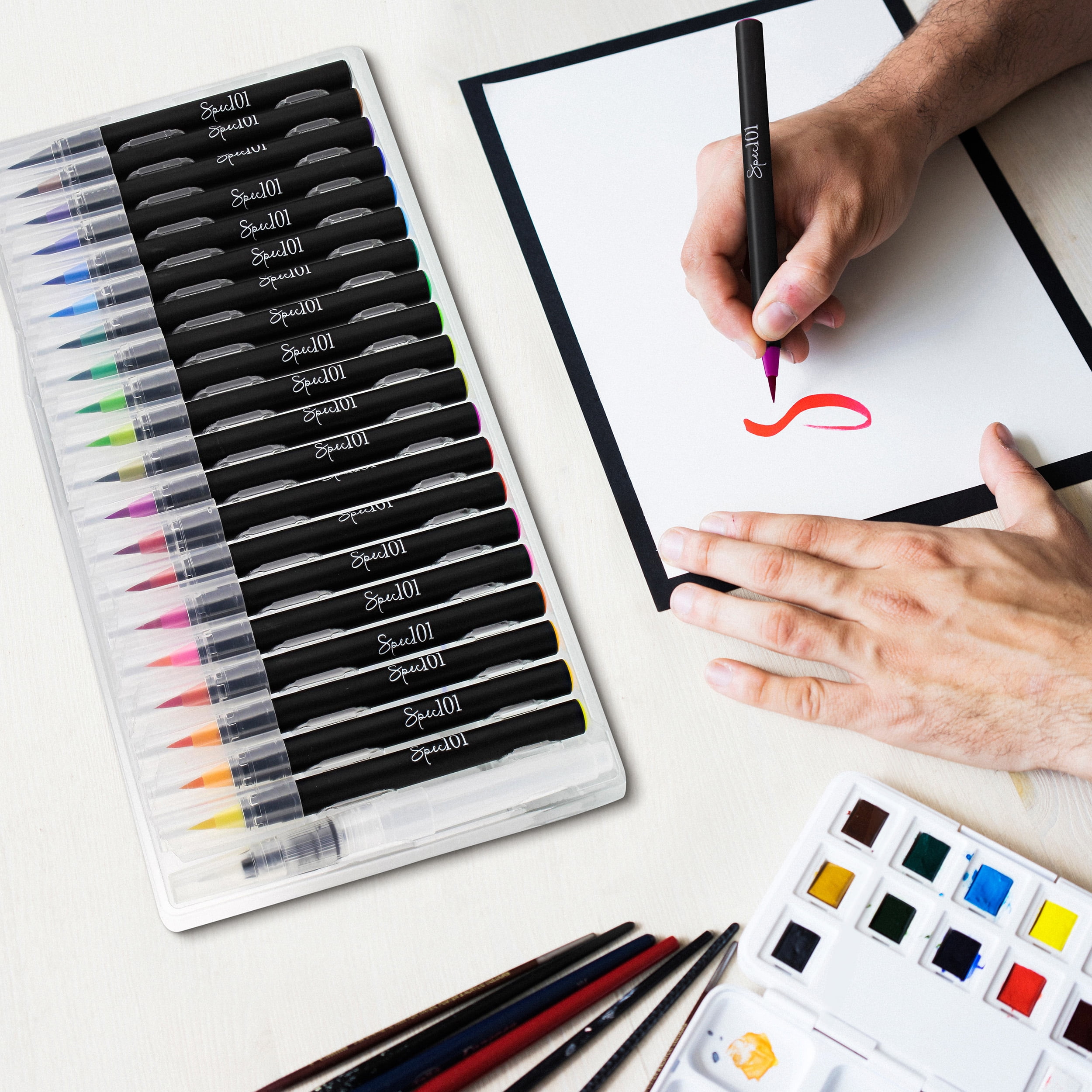 Watercolor Brush Pen 20 Set — The Art Gear Guide