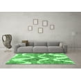 thumbnail image 3 of Ahgly Company Indoor Square Abstract Emerald Green Modern Area Rugs, 5' Square, 3 of 4