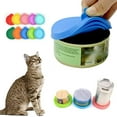 thumbnail image 2 of A set Reusable Pet Food Can Cover and Spoon Portable Dogs Cat Storage Tin Cap Lid Seal Cover Health Pet Supplies Pet Lids Can, 2 of 10