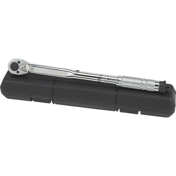 Klutch 3/8in.-Drive Torque Wrench, 5-80 Ft.-Lbs. Torque, 14in.L