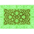 thumbnail image 1 of Ahgly Company Indoor Rectangle Oriental Green Traditional Area Rugs, 2' x 5', 1 of 4