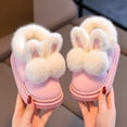 thumbnail image 6 of Gvdentm Slippers for Kids Girls Cute Slippers for Girls Boys Soft Fuzzy Slip-Ons House Shoes with Non-slip Sole, Lined Winter Shoes(Pink,3), 6 of 8
