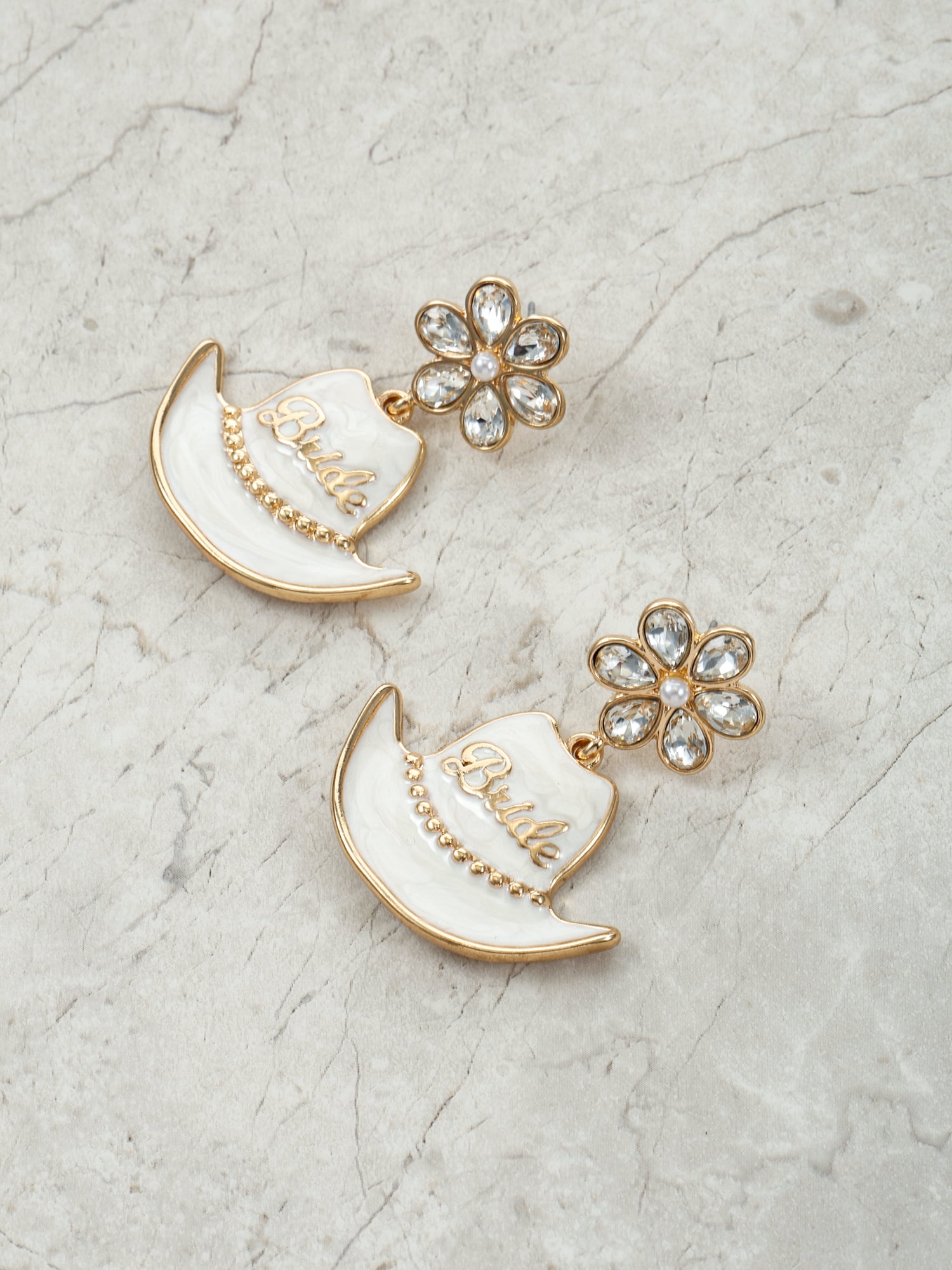 Packed Party Bride Cowgirl Earrings, 1 Pair