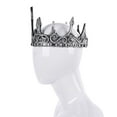 thumbnail image 3 of Runquan King Crown for Men Birthday for Men Medieval for Prom Party Ancient, 3 of 8