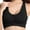 Black, variant on JGTDBPO Front Closure Bras For Women No Underwire Plus Size Full Coverage Bras Front Snap Bras Post Surgery Front Closure Brassiere Yoga Sports Bra Wireless Minimizer Bra