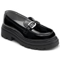 thumbnail image 1 of Zapato Escolar Karsten Plataforma Herraje Casual Negro 26, 1 of 3