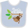 thumbnail image 3 of Inktastic Nani Little Monkey Grandchild Boys or Girls Baby Bib, 3 of 4