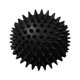 thumbnail image 2 of Pelota de masaje con púas, pelota compacta para masaje muscular de espalda, hombros, pies y manos. Negro, 2 of 9
