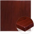 thumbnail image 4 of Flash Furniture 36'' Square High-Gloss Mahogany Resin Table Top with 2'' Thick Drop-Lip, 4 of 5