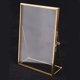 thumbnail image 3 of Marco de fotos de vidrio transparente independiente rectangular antiguo simple para la decoración del hogar - Oro, 1 Kuyhfg Bienvenido a Kuyhfg, 3 of 5