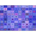 thumbnail image 1 of Ahgly Company Indoor Rectangle Patterned Crocus Purple Area Rugs, 4' x 6', 1 of 6