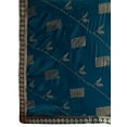 thumbnail image 7 of Floral Foil Printed Zari Pure Chiffon Saree - 29164172, 7 of 7