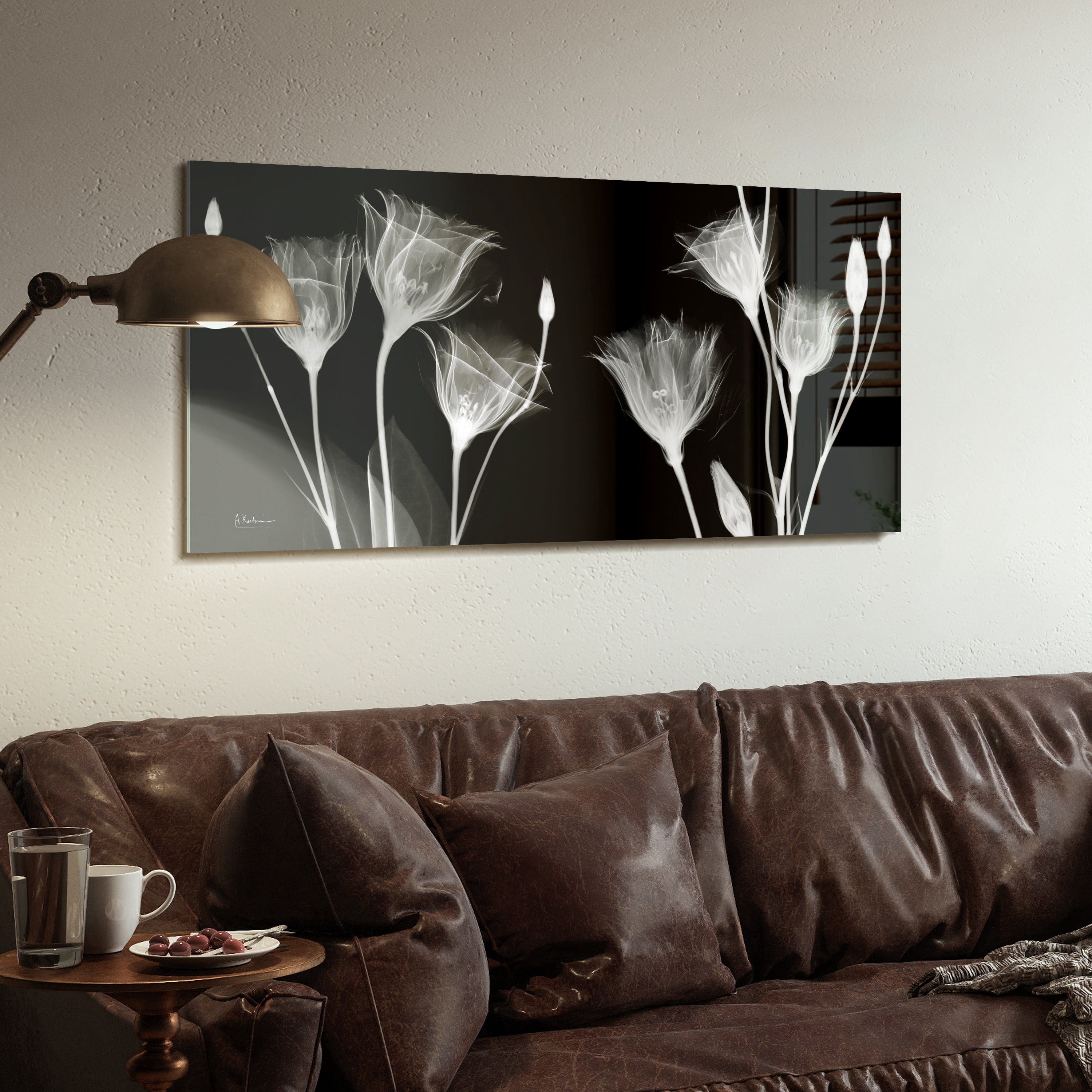 Flower 48 in x 24 in Painting Art Prints, by Empire Art