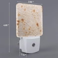 thumbnail image 2 of Sikiie Tortilla Led Night Light, Warm White,Cool White Lights for Bathroom,Hallway,Bedroom, Kids Room-EU, 2 of 7