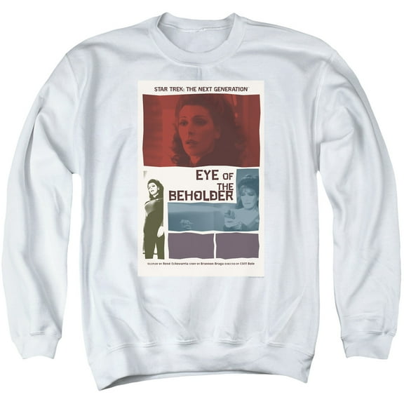 Star Trek Tng Season 7 Episode 18 Adult Crewneck Sweatshirt White