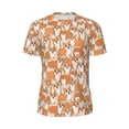 thumbnail image 6 of Rocae Corgi Animal for Men's Mesh Quick-Dry Short Sleeve Workout T-Shirt,Mens Crew Neck Tee Lightweight Soft Classic T Shirts X-Small, 6 of 9