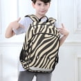 thumbnail image 6 of FORMRS Unisex School Backpack 17" Student Travel Bag with Laptop Compartment, Black Lines, 6 of 7