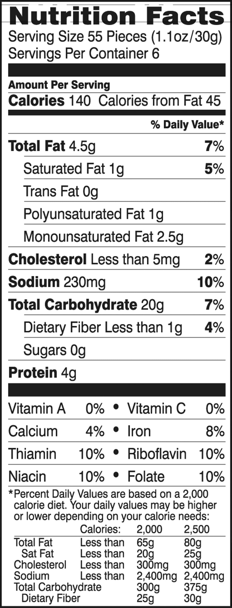 Goldfish Snack Bag Nutrition Facts Besto Blog