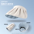 thumbnail image 1 of LinYooLi Sunshade Hat For Women, UV Protection, Summer Cycling, Sun Protection, Thin Brimmed Hat, Face Covering, Hollow Top Shell Hat, 1 of 9