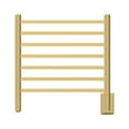 thumbnail image 2 of Amba Products 21.25" Gold Small Polished 7 Bar Towel Warmer, 2 of 4