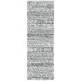 thumbnail image 2 of SAFAVIEH Micro-Loop Peronel Abstract Striped Wool Area Rug, Ivory/Black, 5' x 8', 2 of 9