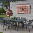 thumbnail image 6 of Outdoor TV Cover 52x30x4.5in, Western Country Stars Weatherproof TV Screen Protector with Zipper, Vintage Red Buffalo Plaid Outside Television Cover Fits Up to 52-55", 6 of 9