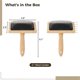 thumbnail image 3 of 2PCS Wool Carders, 6.1X4.8Inch for Wool, Craft Wool Felt Mixing Tool, 3 of 5