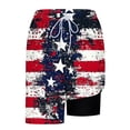 thumbnail image 6 of Mens Swim Trunks with Compression Liner Swimming Shorts 7 Inch Inseam Waterproof Quick Dry Beach Sport Shorts, 6 of 8