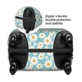 thumbnail image 4 of Lsque Daisy Floral A Printed Luggage Cover, Travel Luggage Protector,Scratch and Dirt Resistant, Fits 18-32 Inch Luggage - Large, 4 of 9