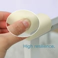 thumbnail image 3 of 5pcs Desk Table Edge Foam Corner Cushion Guards Strip Soft Bumper Protector with Stick Tape Beige, 3 of 7