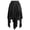 Black, variant on Women's Asymmetrical Y2K Fairy Skirt Renaissance Flowy Lace Layered Midi Skirts Cottagecore Viking