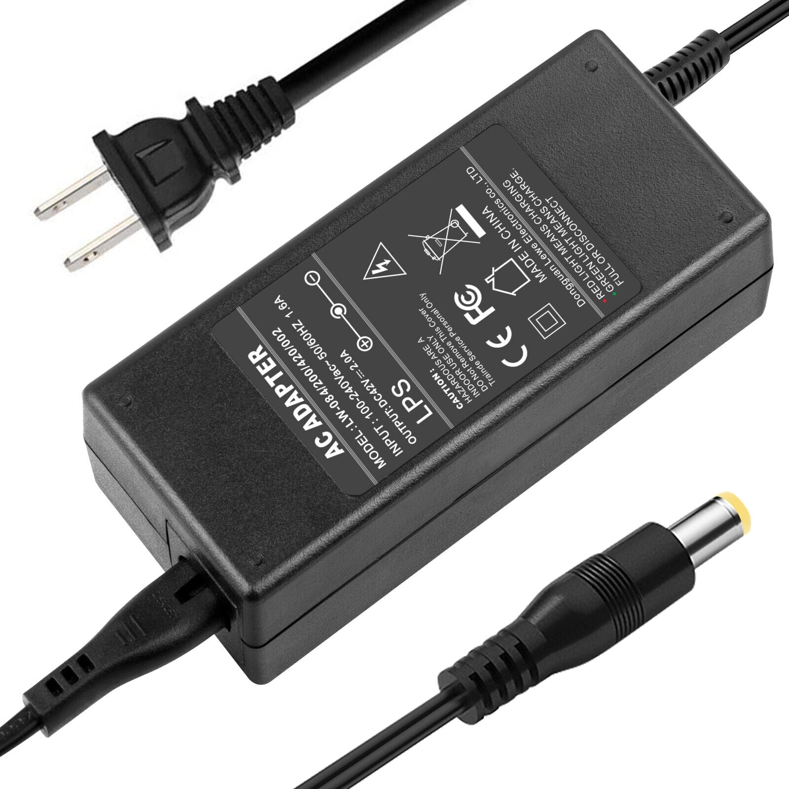 42V 2A Power Charger For Electric Bike Ebike Scooter 36V Liion