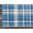 thumbnail image 4 of Nourison Grafix Plaid Blue 7'10" x 9'10" Area Rug, (8x10), 4 of 5