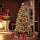 thumbnail image 1 of Falda de árbol de Navidad Goblin Snowflake 90cm Almohadilla de árbol de Navidad para sala de estar (ASQ65), 1 of 7