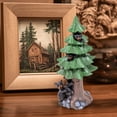 thumbnail image 6 of Black Bears in Tree Figurine – Handcrafted Resin Bear Family Sculpture – Rustic Accent – Charming Forest Animal Statue for Lodge or Home – Perfect Gift for Nature Lovers and Collectors, 6 of 9