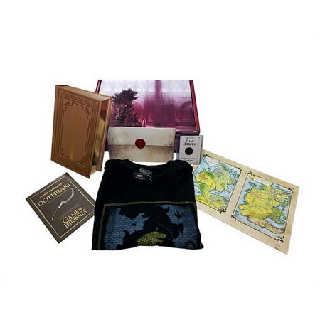 Reed Exhibitions US Game of Thrones 20th Anniversary Collectible Gift Box w/ Book | XX-Large Shirt Unisex Reed Exhibitions US Game of Thrones 20th Anniversary Collectible Gift Box w/ Book | XX-Large Shirt Unisex